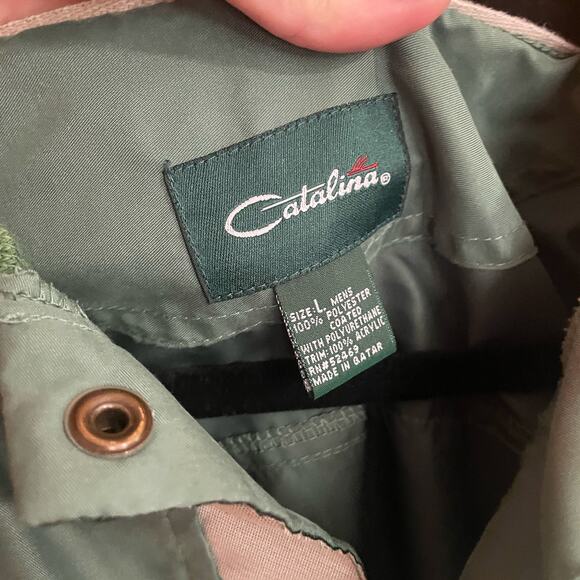 Catalina Green Long‎ Sleeve Snap Mens Large - Picture 4 of 6